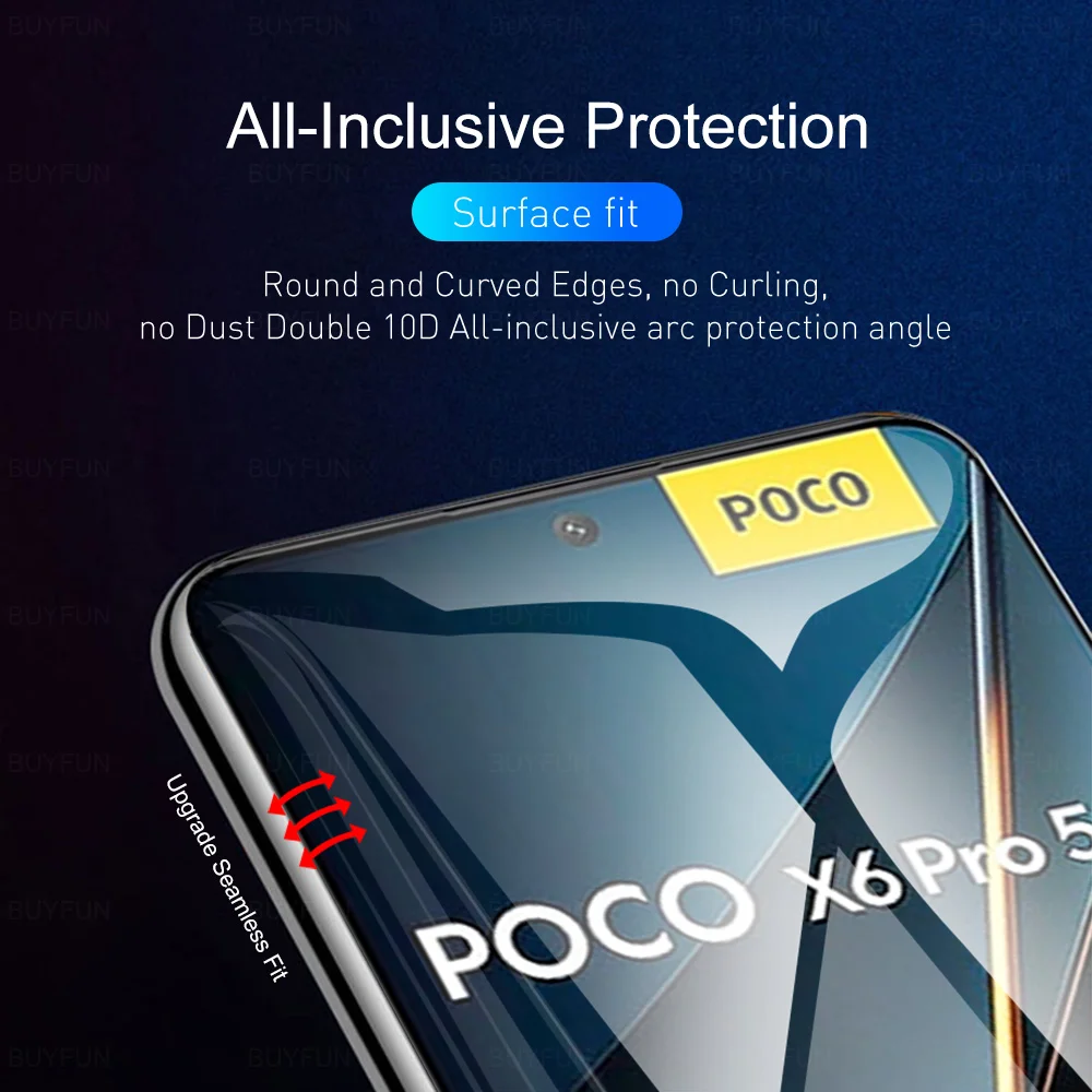 Hydrogel Film HD Screen Protector For Poco X6 X7 Pro F7 Ultra Poco F6 F7Ultra PocoF6 PocoX6 PocoX7 F7Pro X7Pro 5G Not Glass 4Pcs screen protector