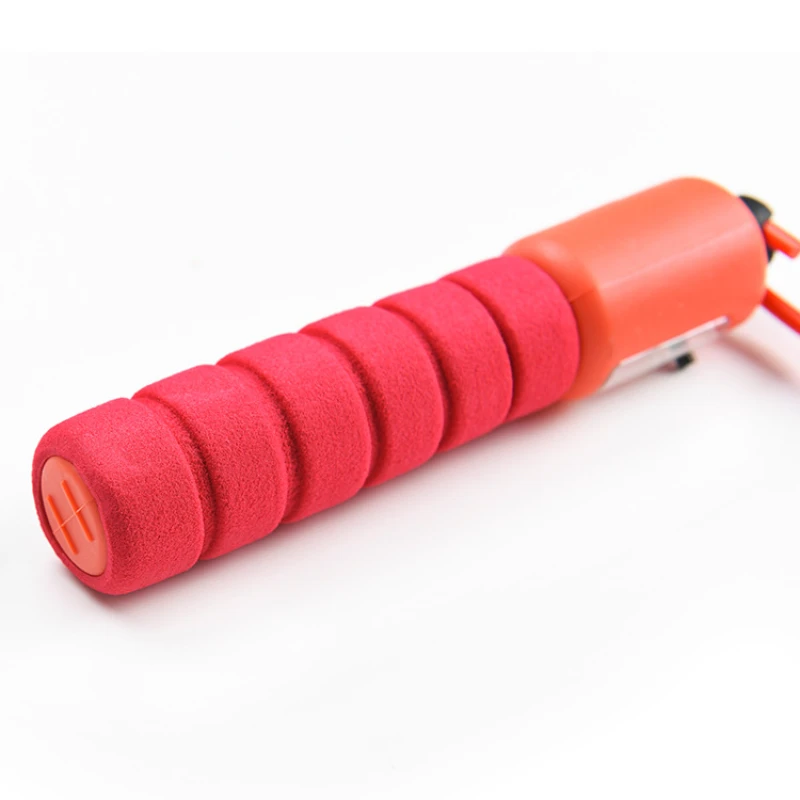 Professional Jump Rope with Electronic Counter 2.4m Adjustable Electronic Cotton Rope Rubber For Exercise And Health