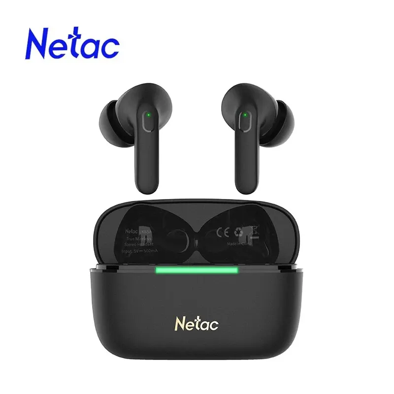 Netac TWS Active Noise Cancelling ANC Earphones Wireless Bluetooth 5.3 Earbuds Up to 25 Hours Playtime