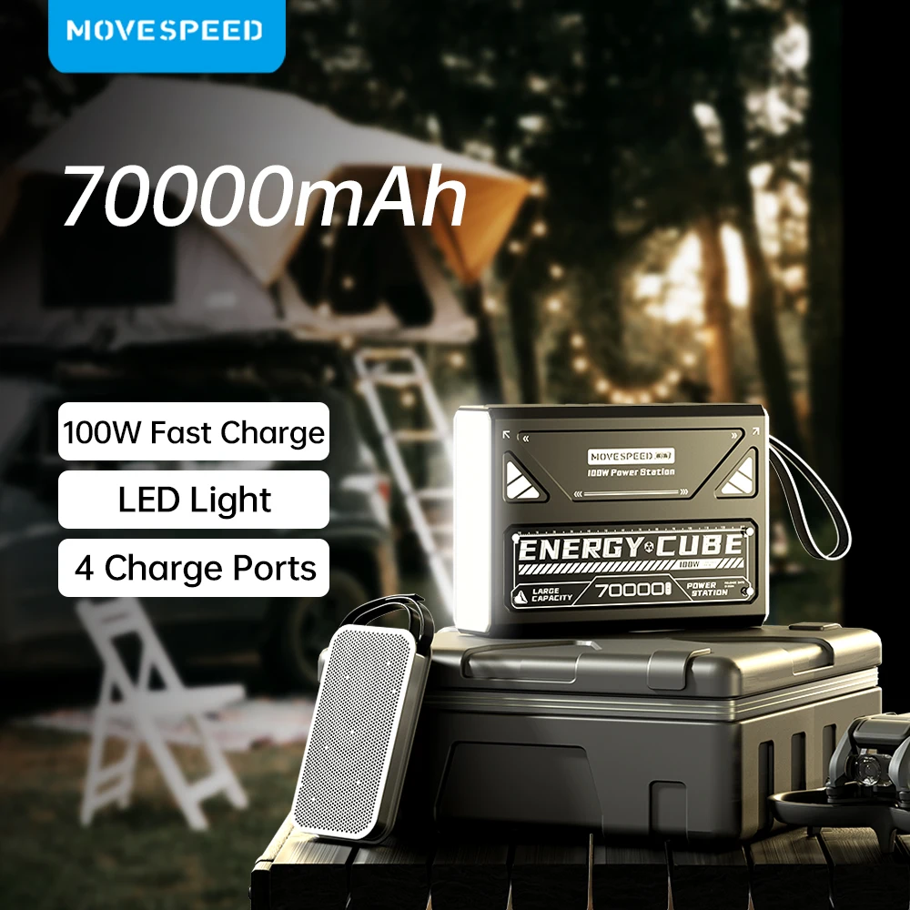 MOVESPEED Z70 Pro Power Bank 70000mAh 100W z EU za $66.86 / ~275zł