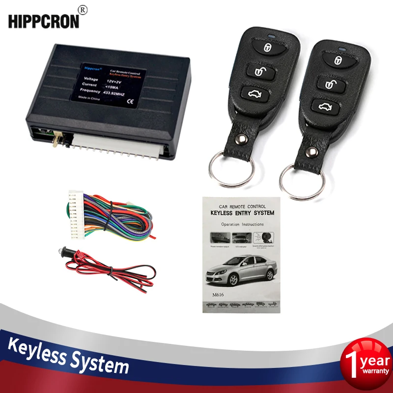 Car Remote Central Door Lock Keyless System Central Locking with Car Alarm Systems Auto Remote Kit Control