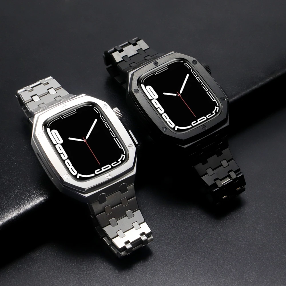 Deluxe Metal Bezel Frame and Strap Mod Kit