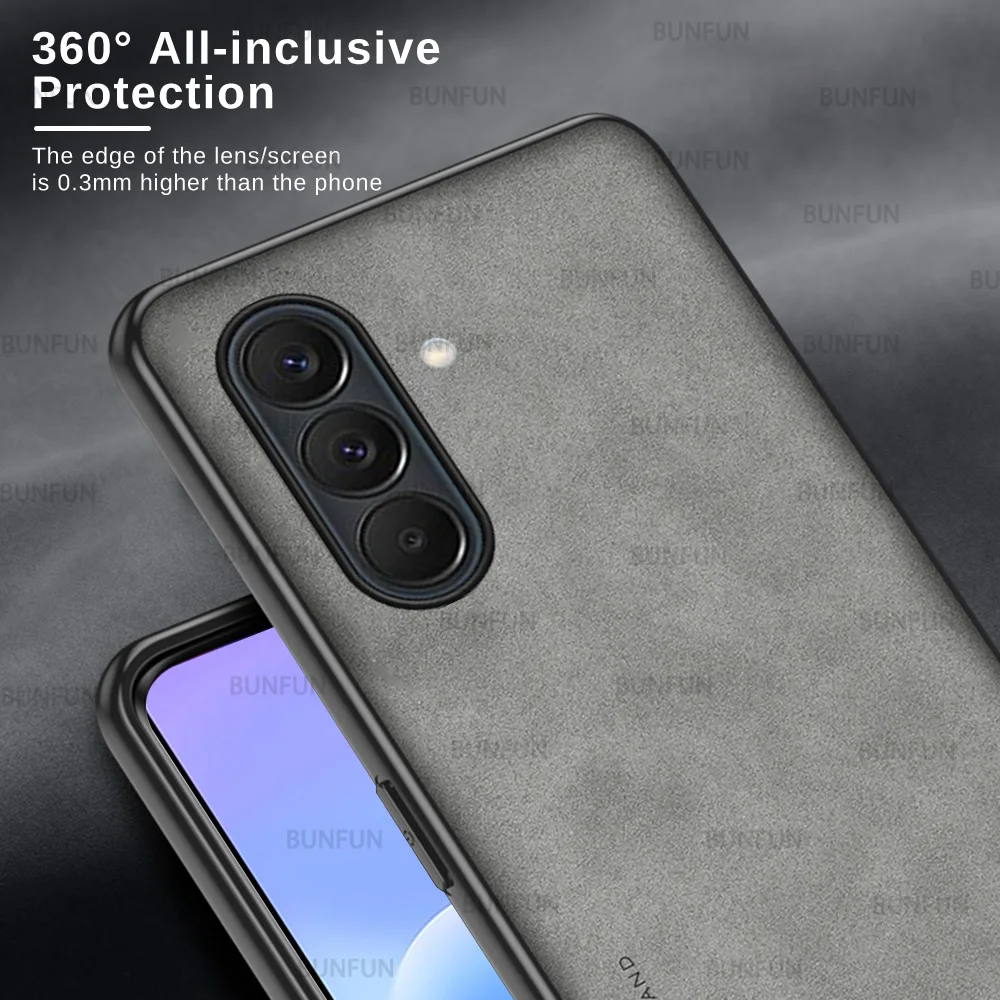 Luxurious Sheepskin Leather Phone Case - Shockproof & Anti-Scratch Protection