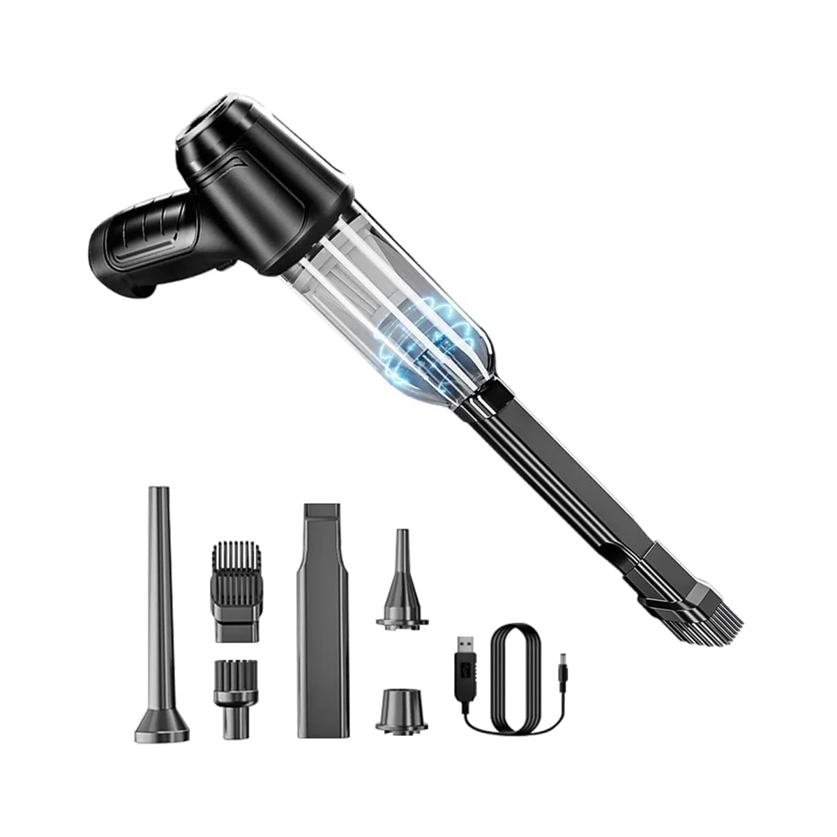 

Wireless Handheld Car Vacuum Cleaner, 9000PA Strong Suction Handheld Vacuum Cordless Rechargeable for Car, Home, Office