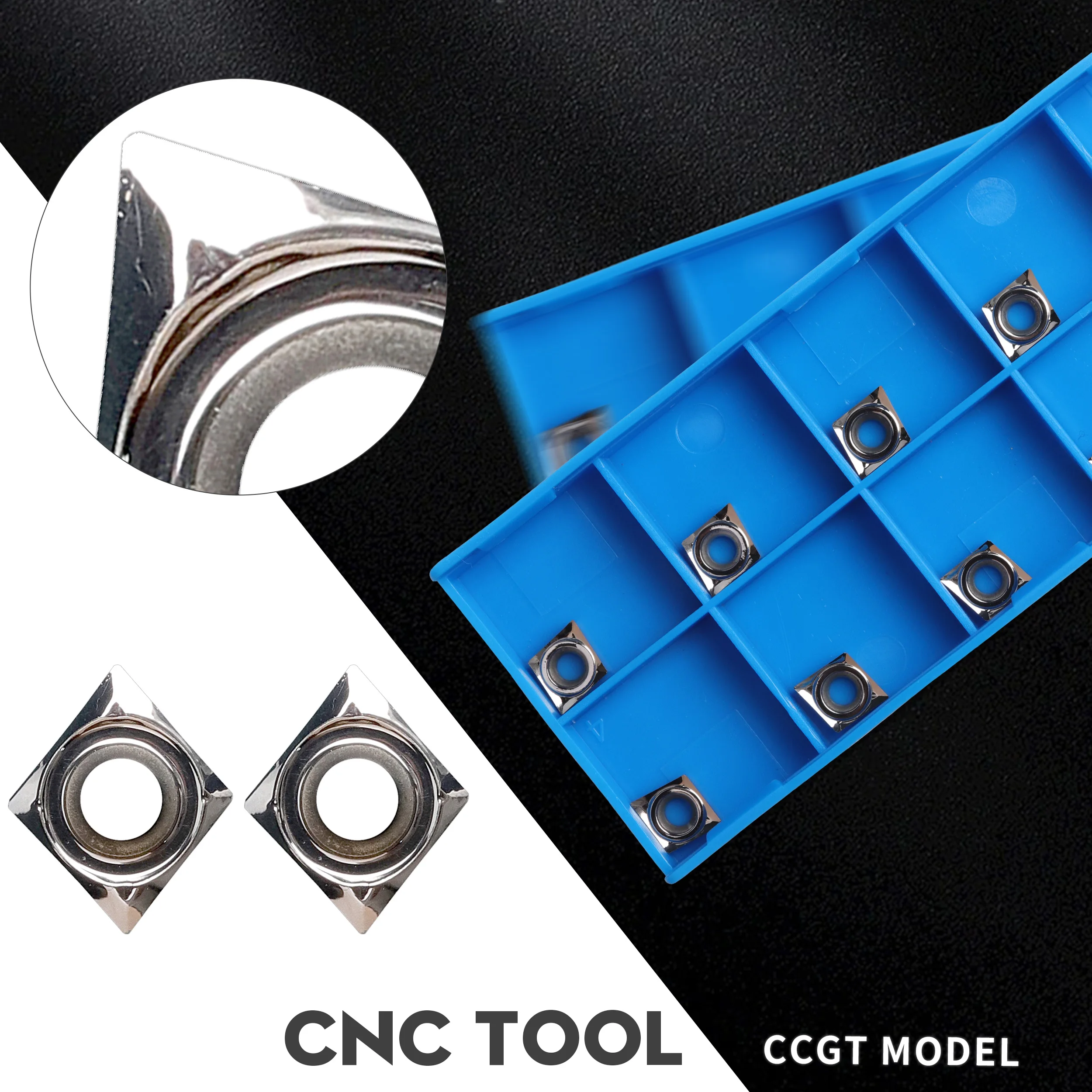 

10Pcs CCGT060202-AK H01 CCGT060204-AK H01 CCGT060208-AK H01 Carbide Turning Inserts CNC Lathe Tools Turning Tools , For Aluminum