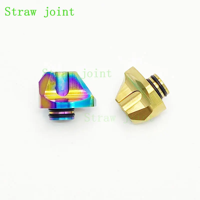 1pc 510 Stainless Steel Polygonal BB Billet Box Straw Joint