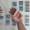 200 Sheets Creative Transparent PET Waterproof Sticky Note Pads Notepads Posits for School Stationery Office Supplies 5
