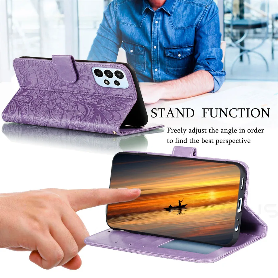 Cover Per Oppo A74 5g A54 5g Custodia Flip Portafoglio Per OPPO A93 5G