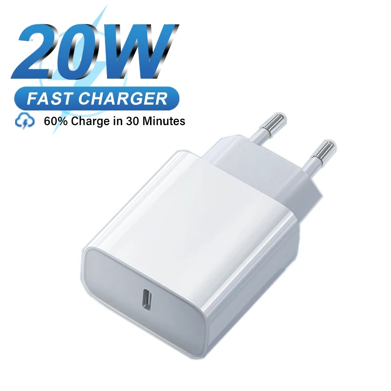 20W Quick Charger iPhone 11 14 13 12 Pro Max Plus Mini X XR XS USB C Charge iPad Air Pro Fast Charging Phone Accessories power charger