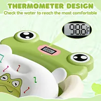 Foldable Baby Bath Tub with Cushion and Thermometer Set