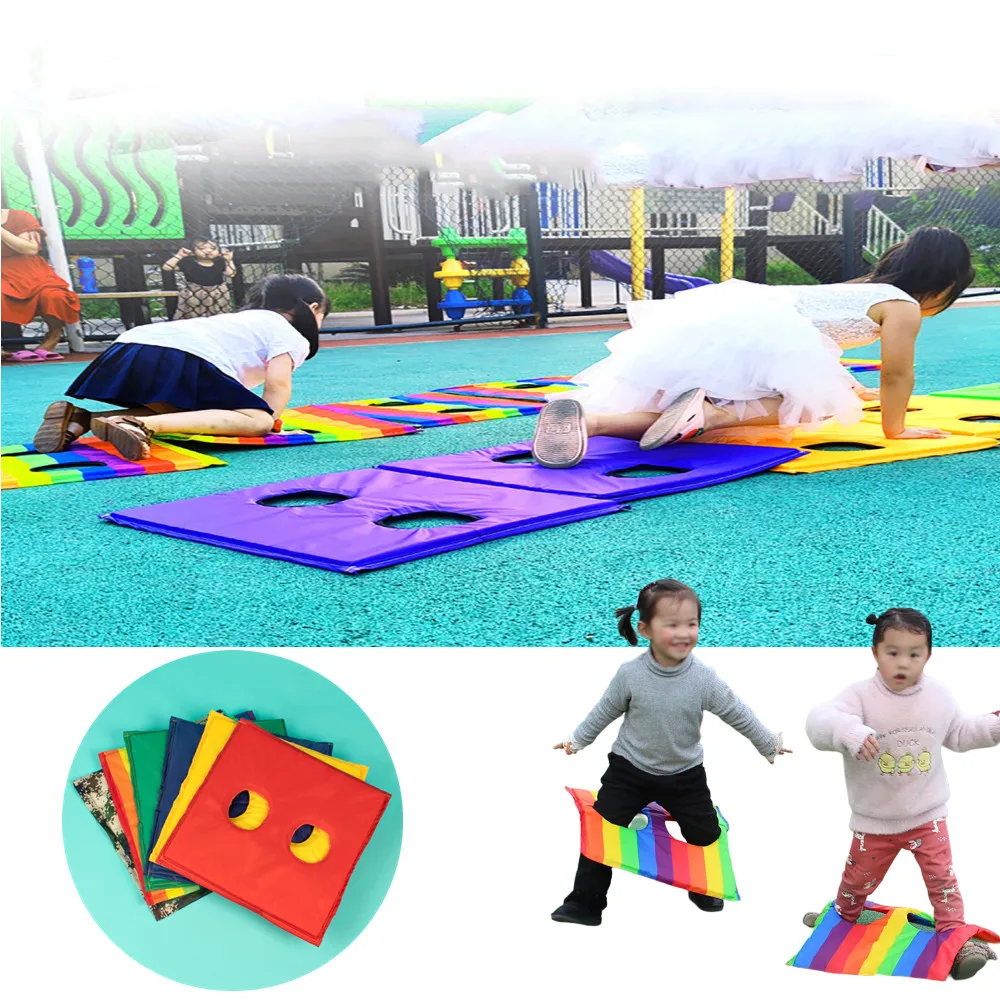 Children-s-Outdoor-Double-hole-Game-Board-Jumping-Foam-Pad-Kindergarten ...