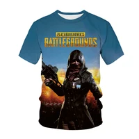 Playerunknowns Battlegrounds T-shirt FPS Game PUBG Cartoons 3D Printed Girls Boys Unisex T-shirt Casual Fashion kids Tees Tops 2