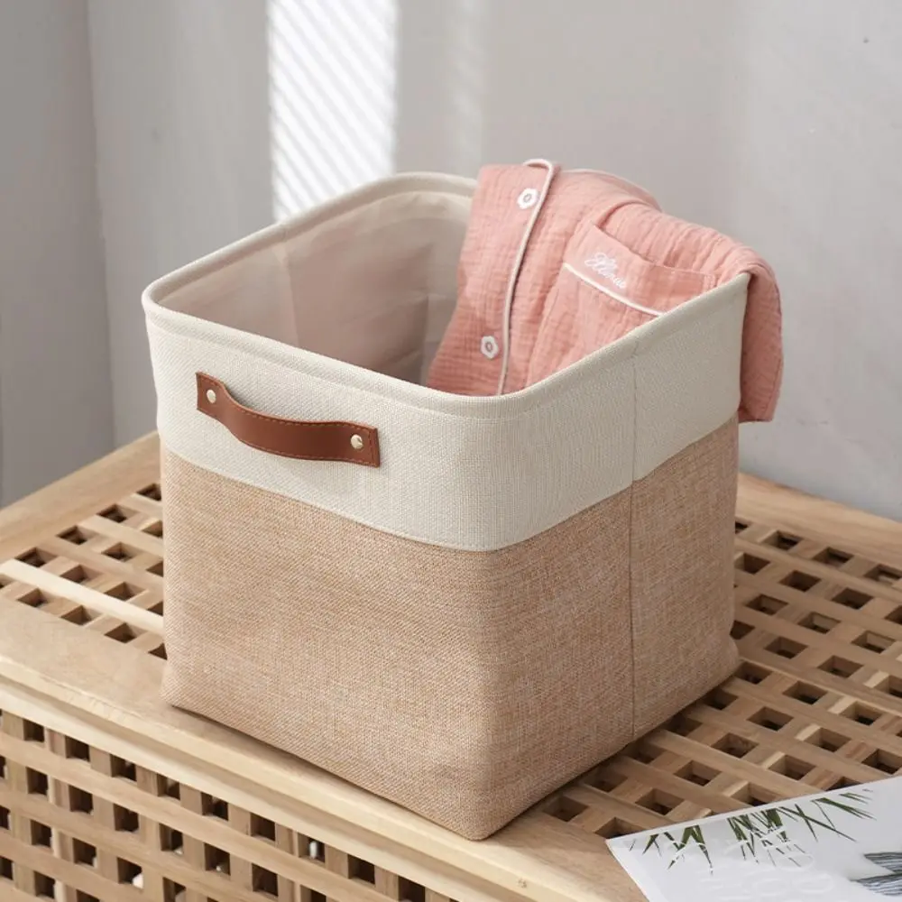 Large Capacity Laundry Basket Dirty Clothes Basket Fabric Laundry Basket Folding Storage Basket Household Storage Box Portable 5