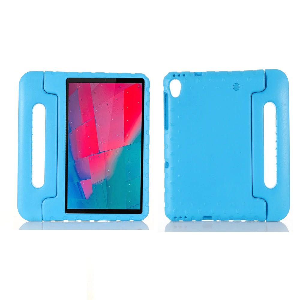 Funda De Silicona Para Niños SPC Gravity 11" Con Esquinas Reforzadas Y Argolla Giratoria, Color Azul