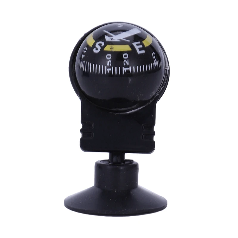 

2X New Car Vehicle Floating Ball Magnetic Navigation Compass Black