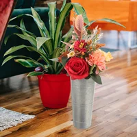 Retro Flower Vase Umbrella Bucket Φ11xΦ7 5xH23 Vintage Home Decor Planting Floral Display Smooth Fine 2