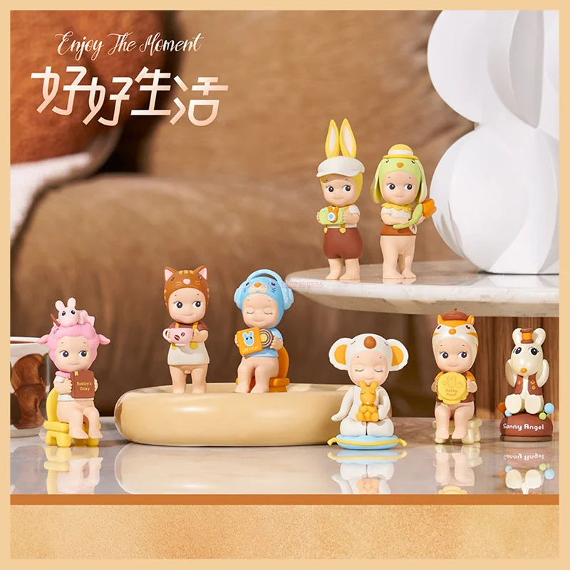 

Sonny Angel Blind Box Enjoy The Moment Series Surprise Gift Mystery Box Kawaii Cute Ornament Collectible Model Series Doll Toy
