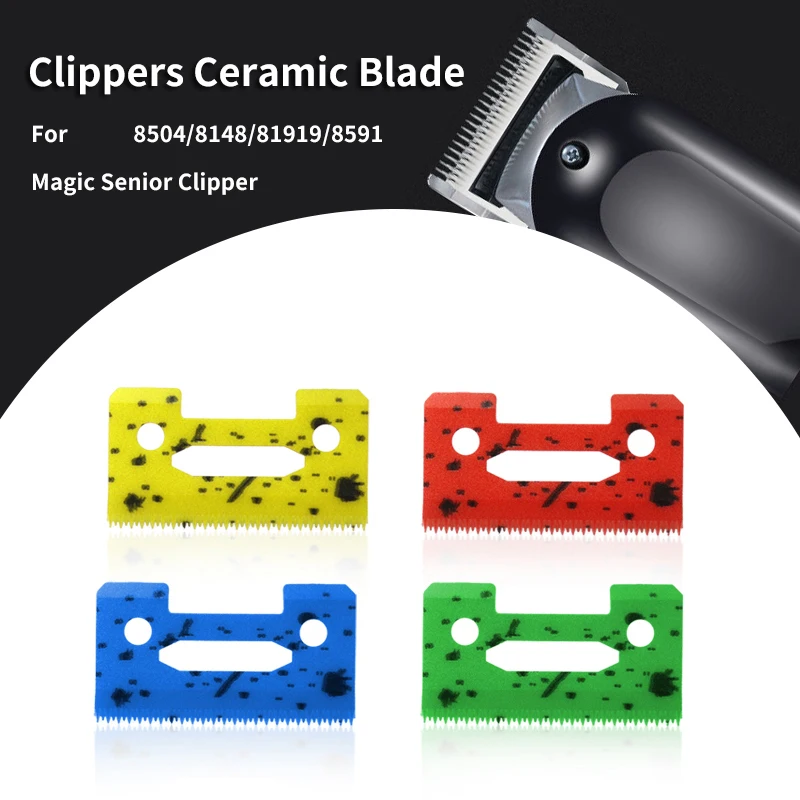 

Pro Barber Clipper Blade Manufacturer Hair Trimmer Ceramic Blade Replacement For 8504/8148/81919/8591 Magic Senior