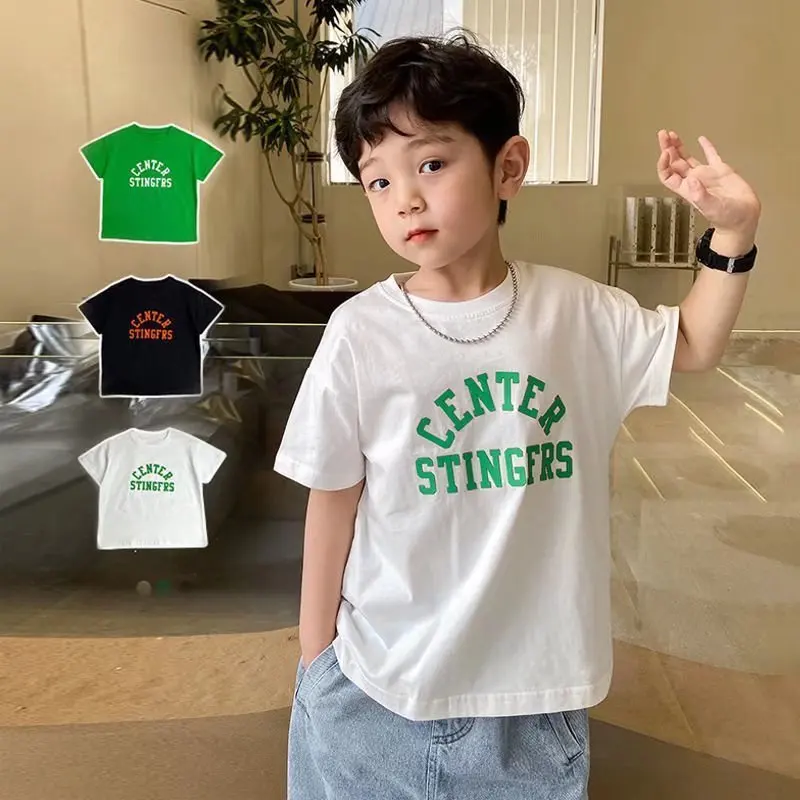 

Shor Sleeve Ee Shir T Shirt Children's T-shirt Kids Baby Tee T-shirts For Boys Top Summer Infant Clothes Boy Short Tops White