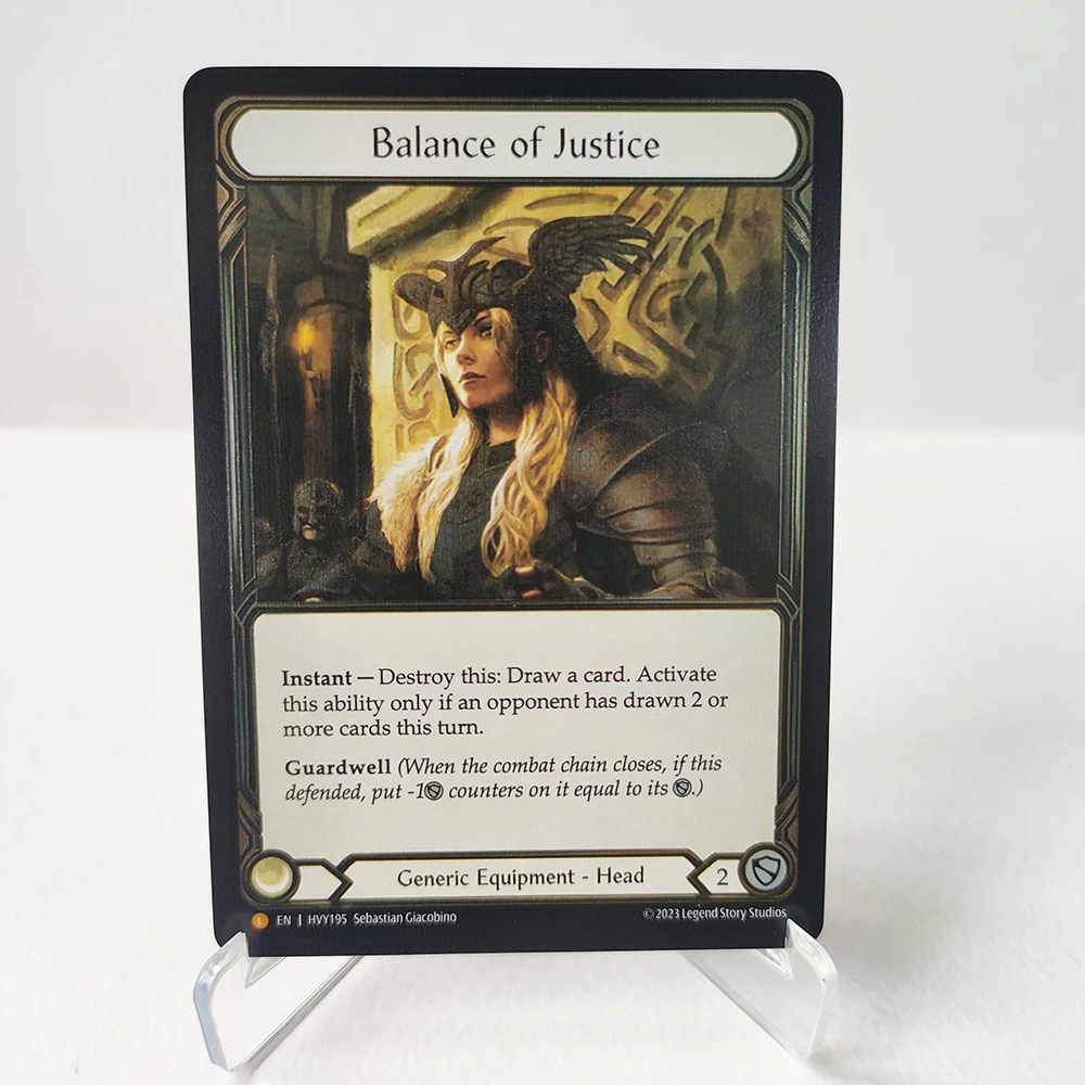 Proxy Cold FOIL Cards for Entertainment Games FAB Achilles