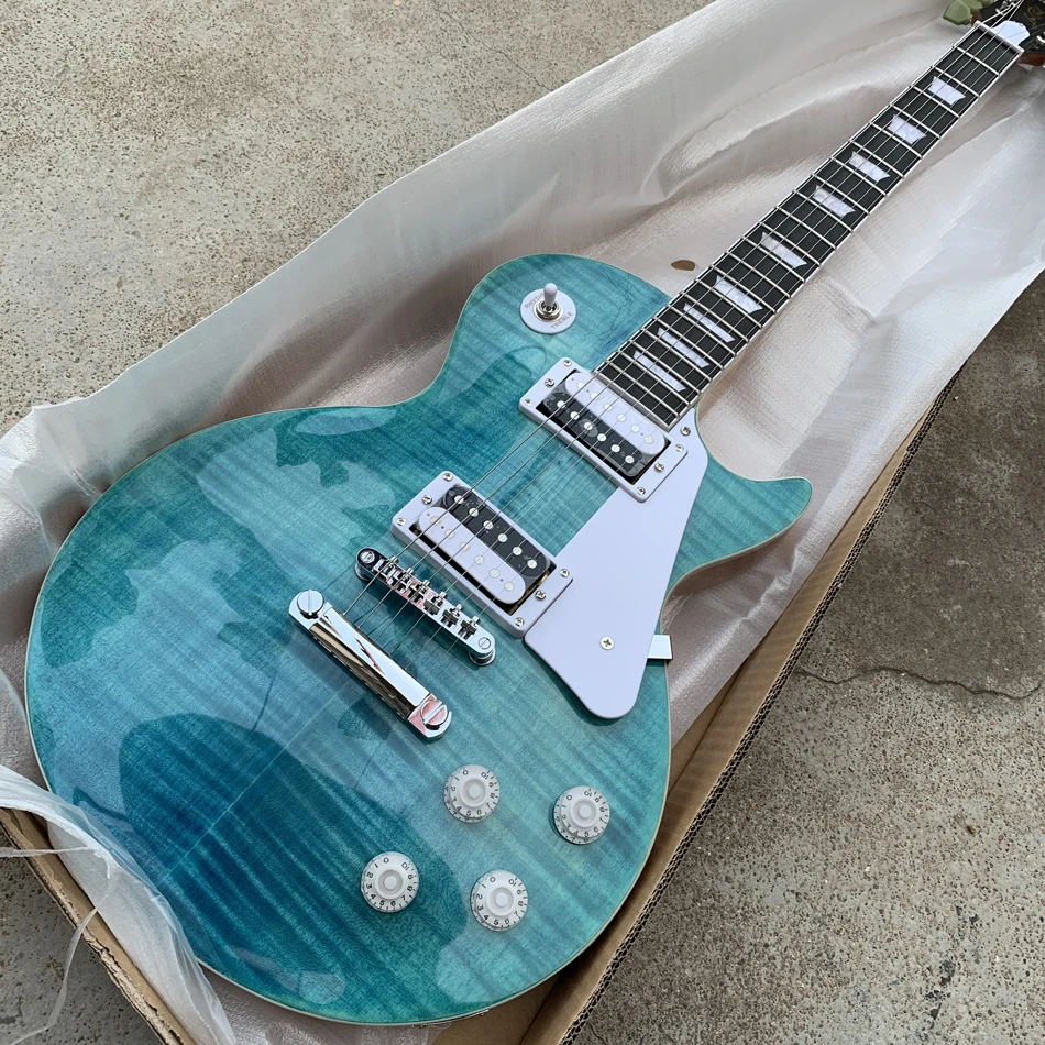 Tiger Flame Maple Top Guitar 6 String Guitar Flame Maple Maple Top