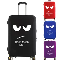 Don’t Touch Me Printing  Luggage Cover Travel Suitcase Protective Cover Elasticity Dust Covers Suitable for 18-32 Inch Suitcases