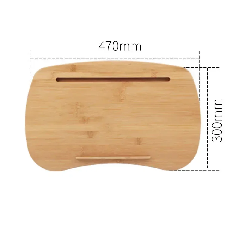 새로운 업그레이드 대나무 무릎 무릎 책상 카드 슬롯 및 컵 홀더 태블릿 트레이 컴퓨터 책상 노트북 스탠드 편리한 베개 탭