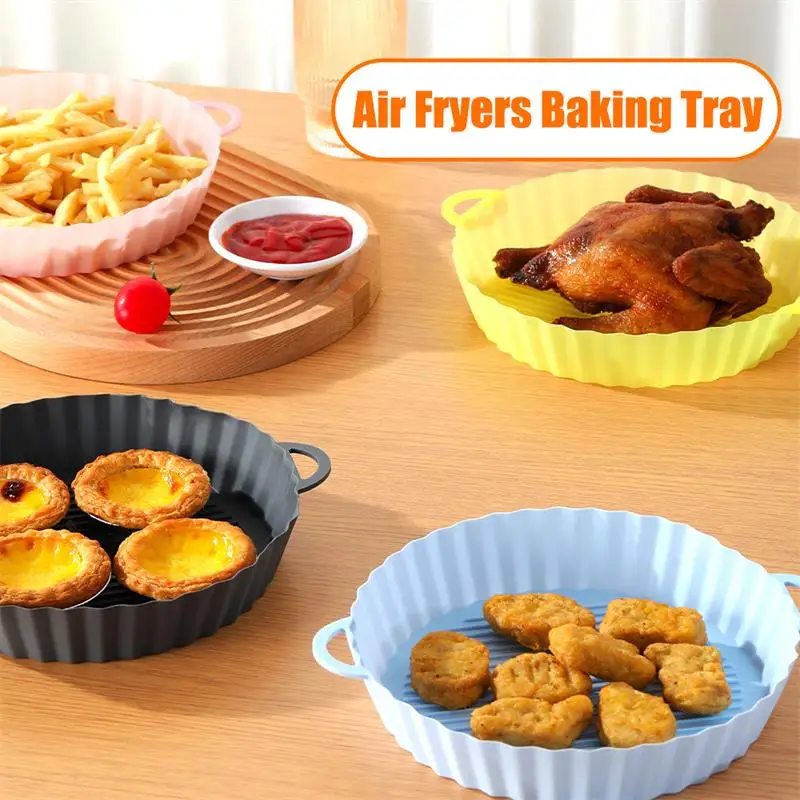Air Fryers Oven Baking Tray For Pizza Fried Chicken Air Fryer
