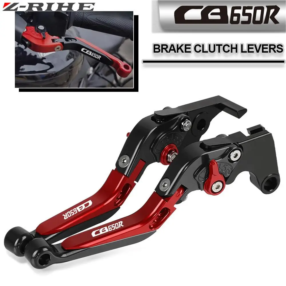 

Motorcycle CNC Handbrake Extendable Adjustable Foldable Brake Clutch Levers For Honda CB650R 2018 2019 2020 CB 650R Handle Lever