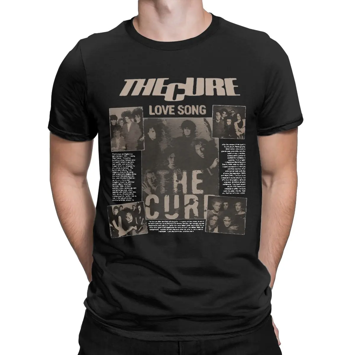 All Seasons Uomo Donna Vintage The Cure Band T Shirt Abbigliamento Anni '80 Rock Music Album Cotton Top T-Shirt Novità Tee Shirt