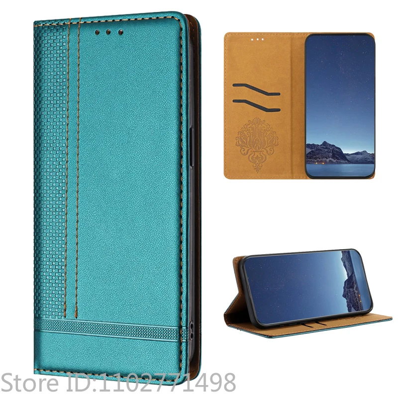 Luxury Wallet Flip Cover Phone Case - Magnetic Shockproof Leather