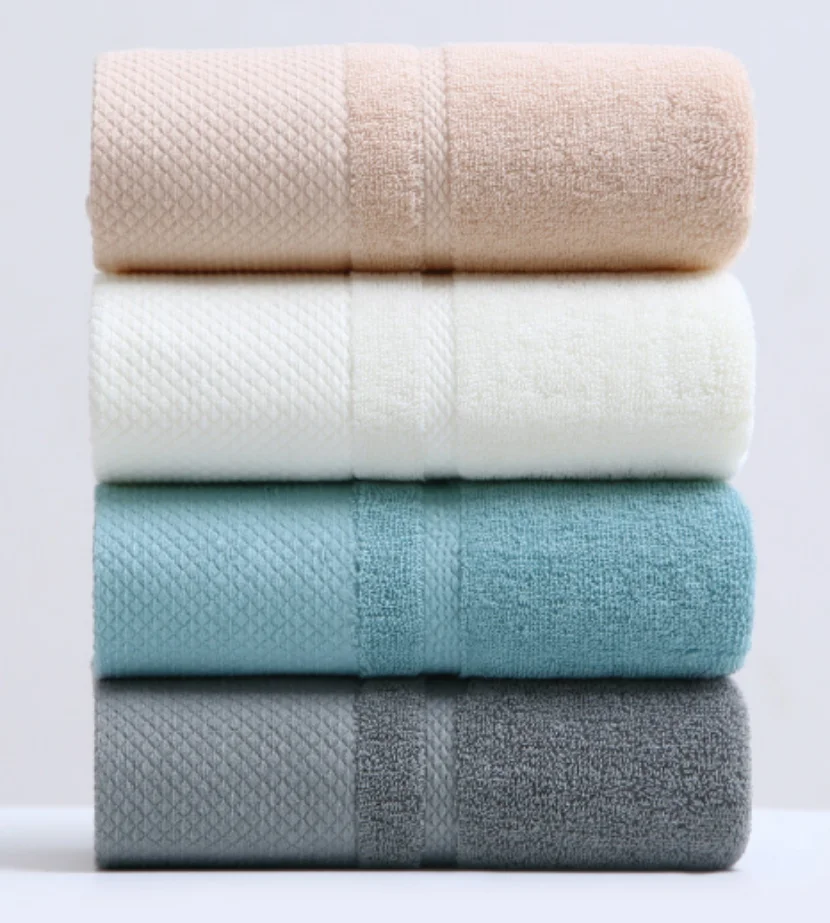 

Комплект высококачественных банных полотенец для лица из 100% хлопка, мягкое на ощупь хорошо впитывающее полотенце для душа и отеля, разноцветное полотенце 74x34 см