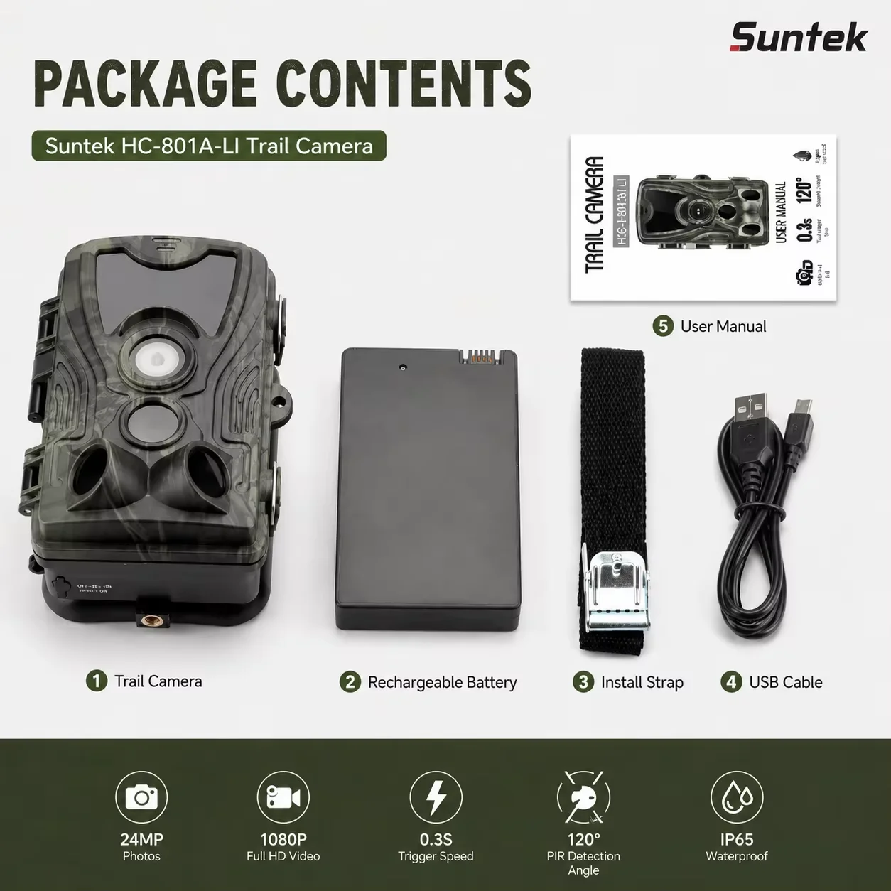  slider image of Trail Hunting Camera With