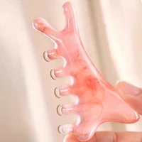 Nasal Presser Eye & Facial Meridian Massage Board Massage Comb Head Massage Comb Girl Pink 4-in-1 Comb