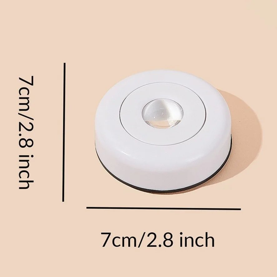 LED Cabinet Lights Battery Powered Touch NightLight Stick On Wall Sunset Lamp For Kitchen Bedroom Closet Decoration