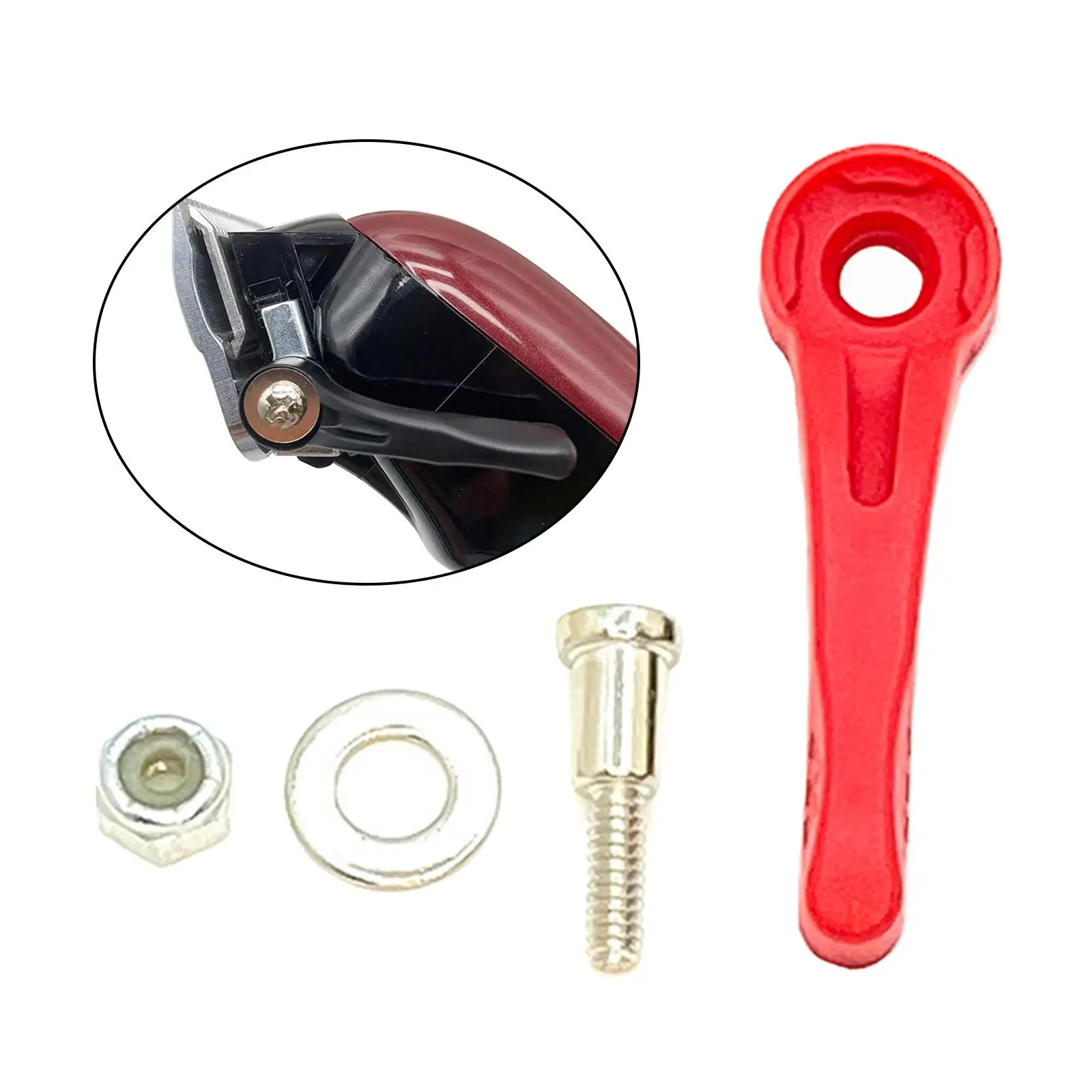 Clipper Hair Trimmer Blade Set Adjustment Lever Professional Blade for Wahl Magic Clip 8148 8591 Barber Supplies Assemble Men