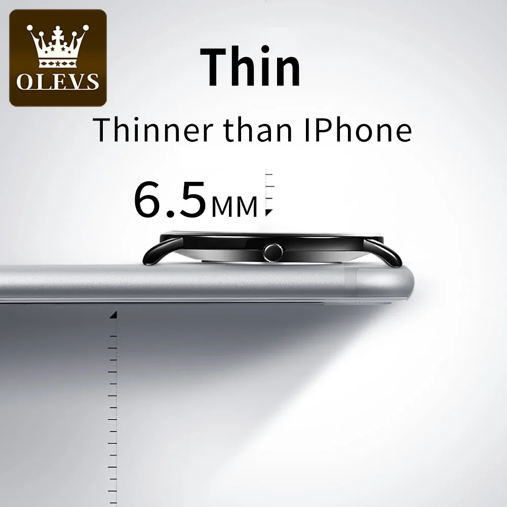 ساعة أوليفز للرجال من الكوارتز مقاومة للماء ، ساعة...