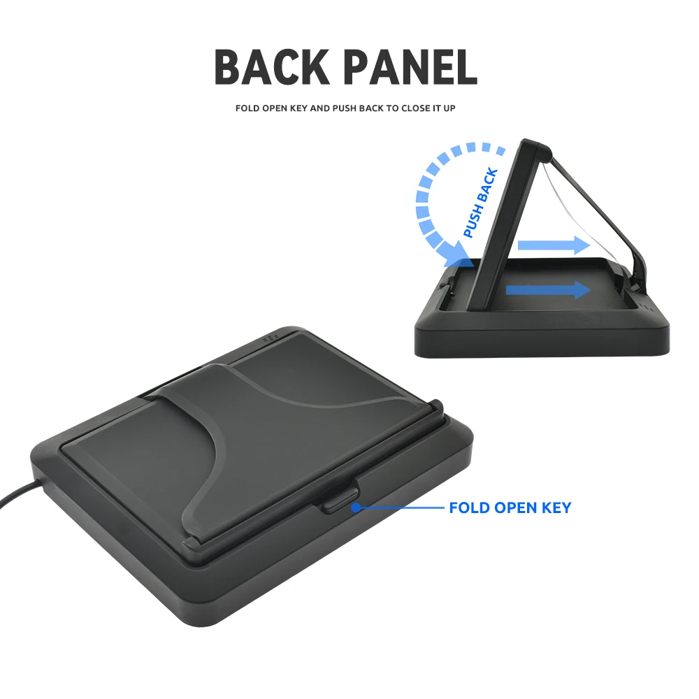 Car Parking Monitor Car Display Monitor Display KTYDKP Car Folding Monitor Screen 2 Way Video Input Vehicle Rear View Camera Parking Backup Reverse 5 Inch TFT Display car display,monitor display,car parking monitor