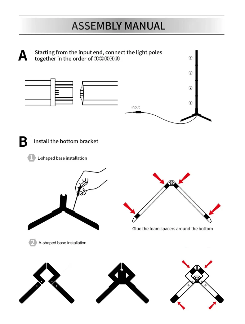 RGB LED Floor lamp 180CM Smart APP Remote Control Modern Corner 2PCS Floor Light Atmospheric Standing Light Indoor Home Decor