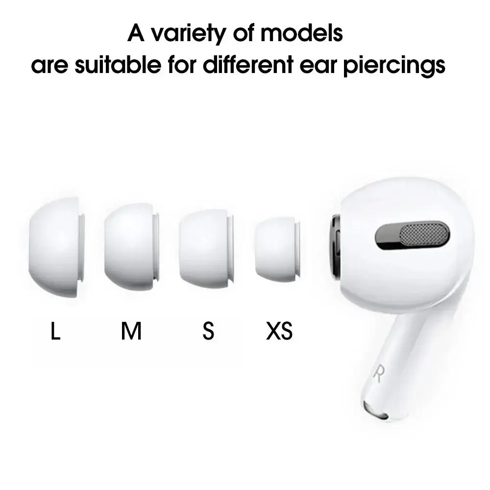 For Airpods Pro 1st 2nd Soft Silicone Ear Tips Protective Earbuds Cover Ear-pads for Air Pods Pro 2 Earcap Earphone Accessories