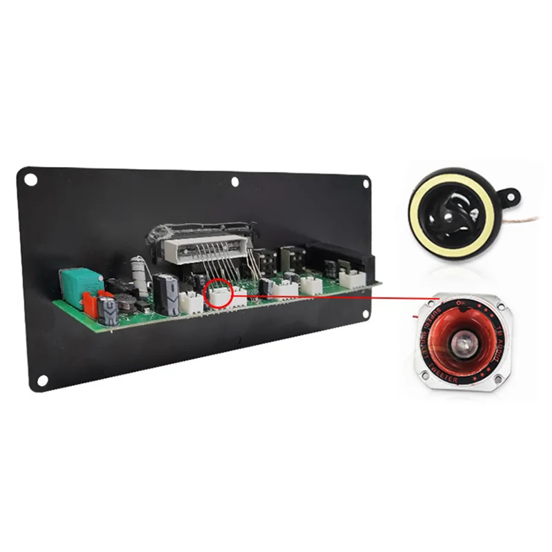 ABJA-Bluetooth Audio 15W Amplifier Board With FM BT Audio Portable Speaker 5V Karaoke Power Amplifier Board MP3 Amplifier - 5