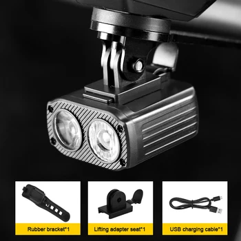 2024 Night Cycling USB Rechargeable Bike Headlight 1