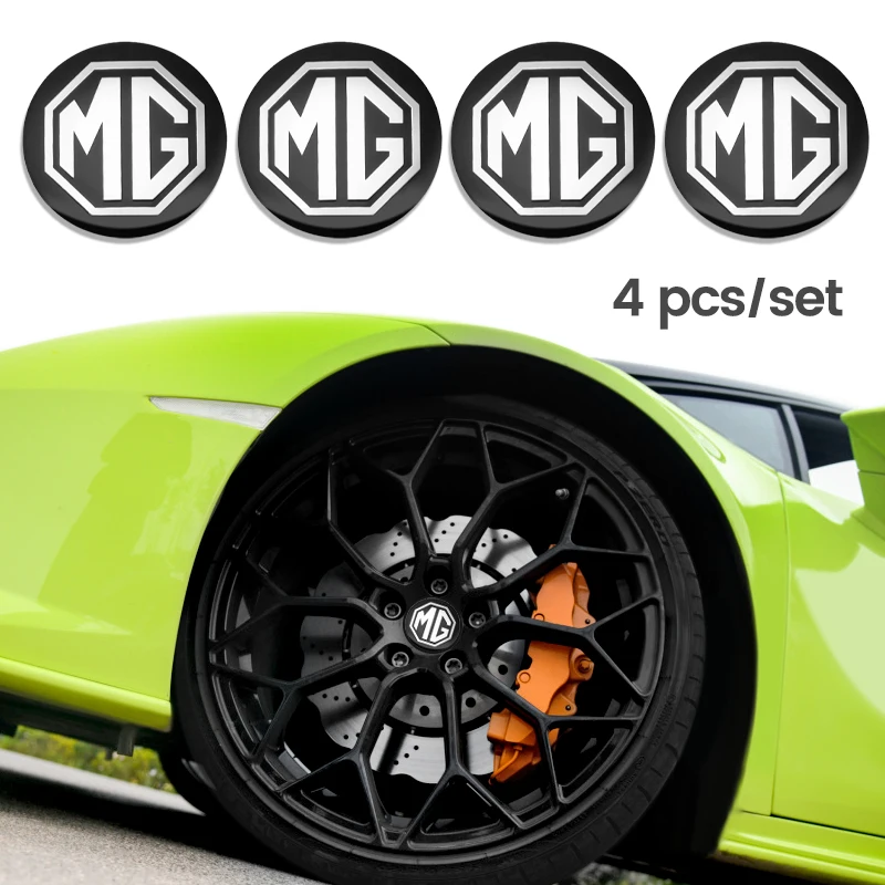 56mm Car Hub Center Cover Vehicle Refitting Badge Wheel Caps Sticker