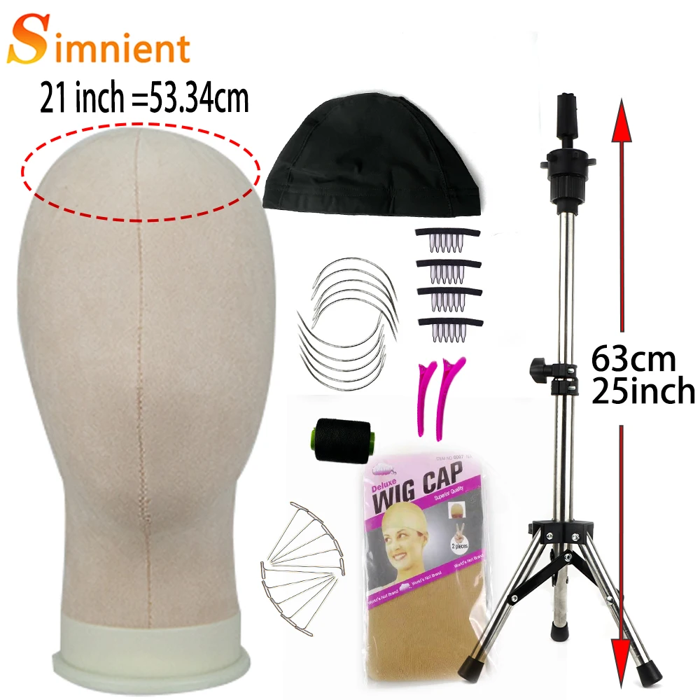 Mannequin Head Tripod Stand, Wig Making Mannequin Head