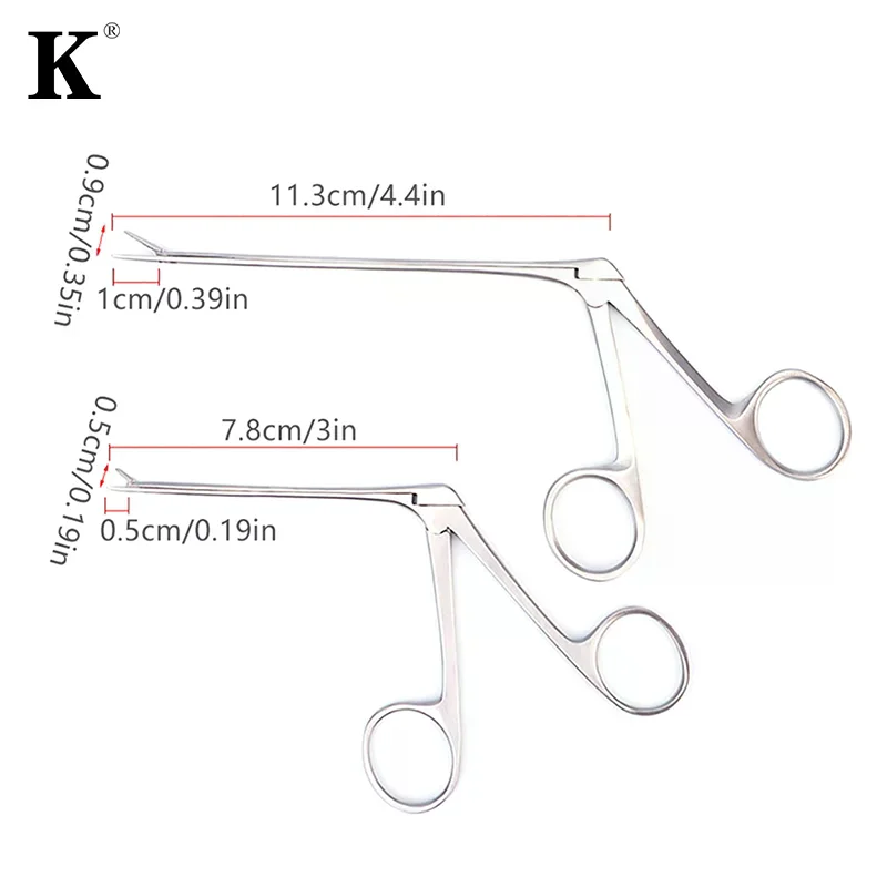 Earwax Removal Forceps Micro Alligator Tweezer Tool For Ear Cleaning_voghion.com