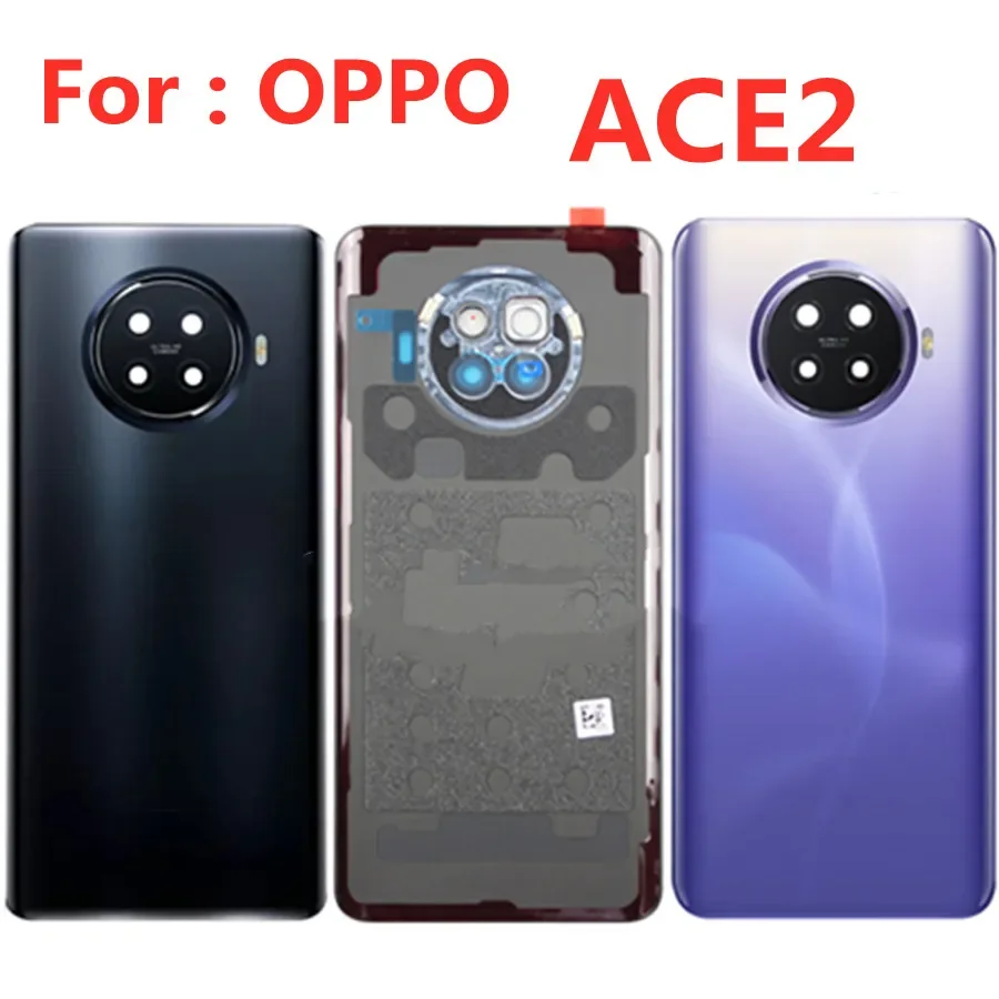 

6.55 Inch for OPPO Reno Ace2 Back Battery Cover Door Housing Case+Rear Glass Camera Lens For Reno ace 2 shell