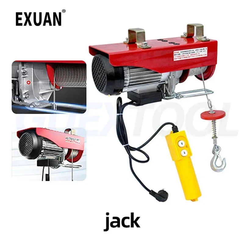 

Electric Hoist Small Household Lifting Mobile Winch Crane Hoist Electric Hoist Electric With Limit Switch P200/P300/P500/P600