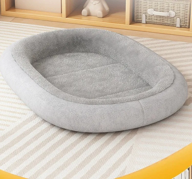 Winter Dog Cat Bed Sofa Mat Round Carpet Rug Pet Kennel Nest Soft Material Warm Sleeping House Puppy Cushion