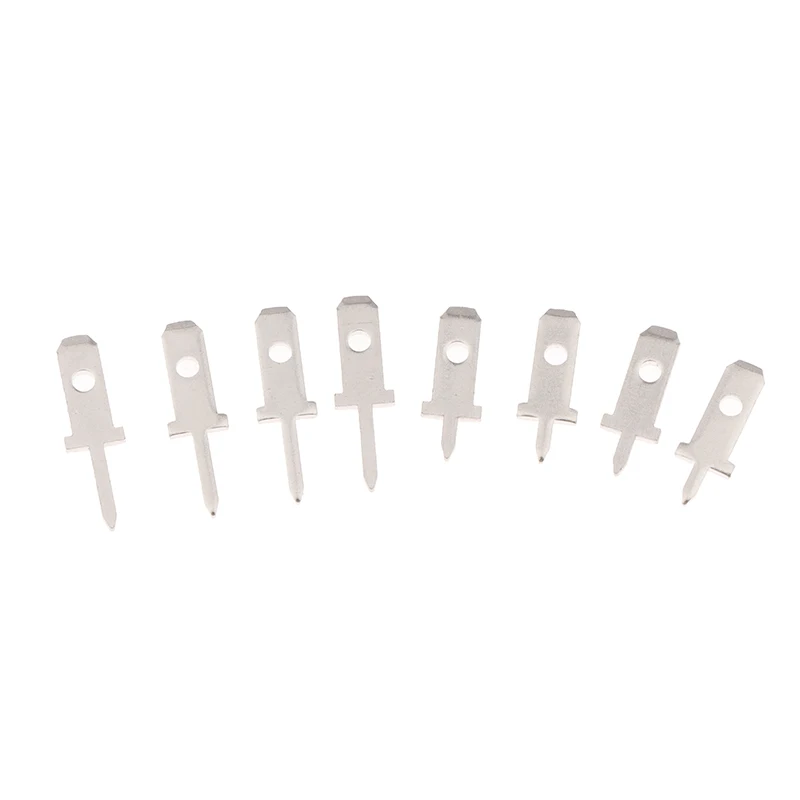 【Trusted】 50pcs 2.8 Inserts Plug Spring Terminal Solder Lug Thickness 2.8*0.8mm One Legs , Welding Sheet.
