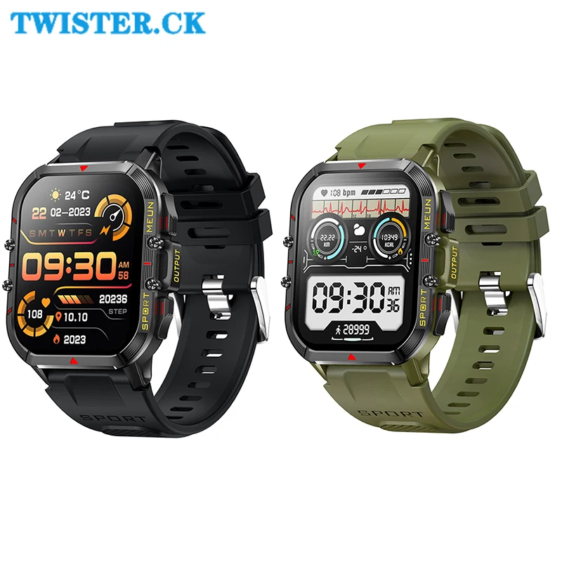 

Новинка, уличные Смарт-часы T21, большой экран 1,96 дюйма, Bluetooth, звонок, непрерывный пульс, кислород в крови, водонепроницаемые спортивные часы